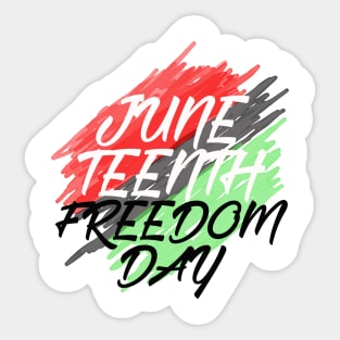 juneteenth celebration freedom Sticker